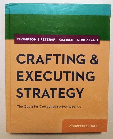thompson crafting & executing strategy: concepts and cases|RUST Thompson Skins, Crafting Data, and Insights.